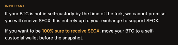 Bitcoin&rsquo;s ECX Fork Is Coming: When It Hits and Who Gets Free Coins