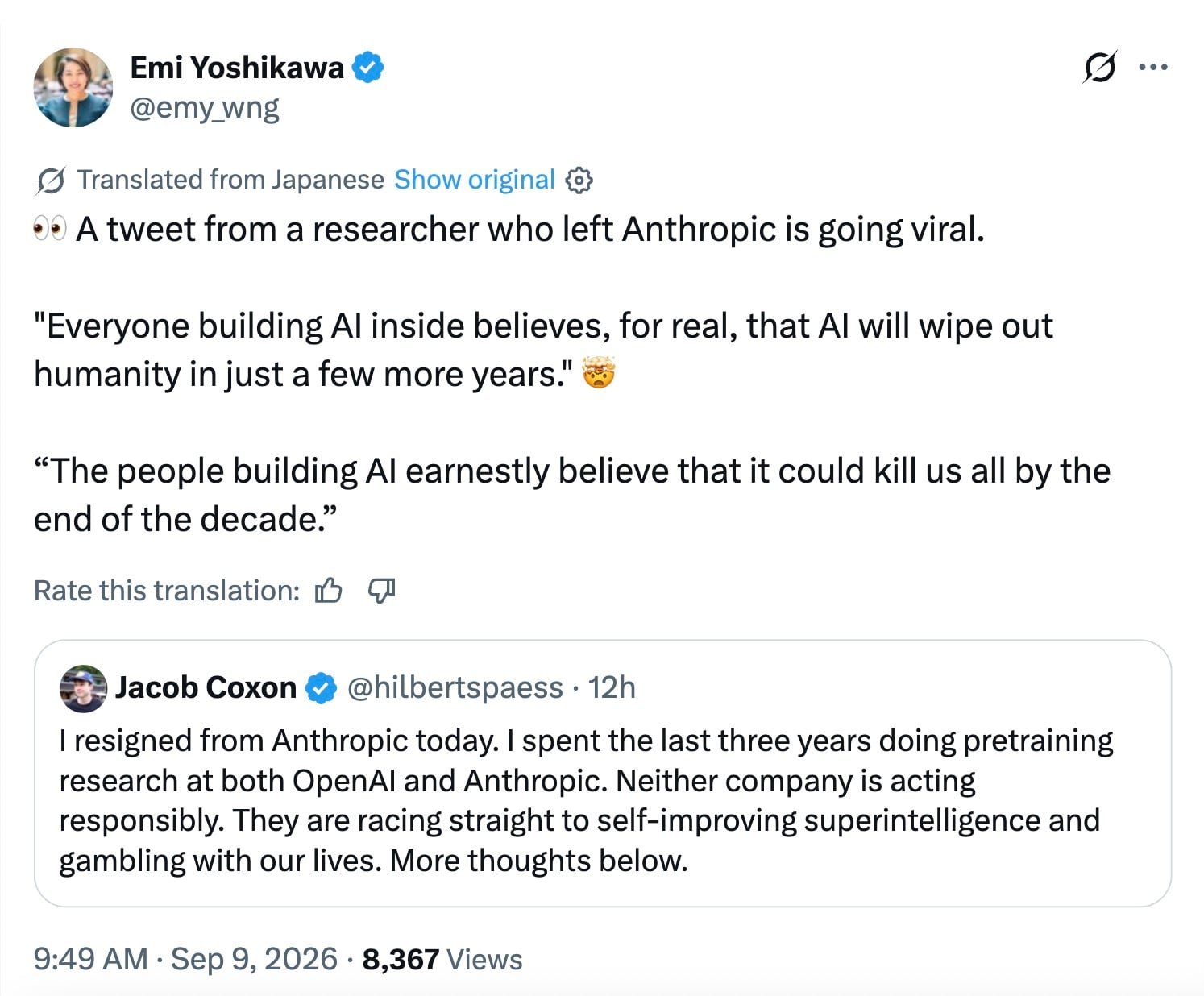 Former Ripple Vice President Yoshikawa Reacts to Viral Manifesto From Claude AI Developer