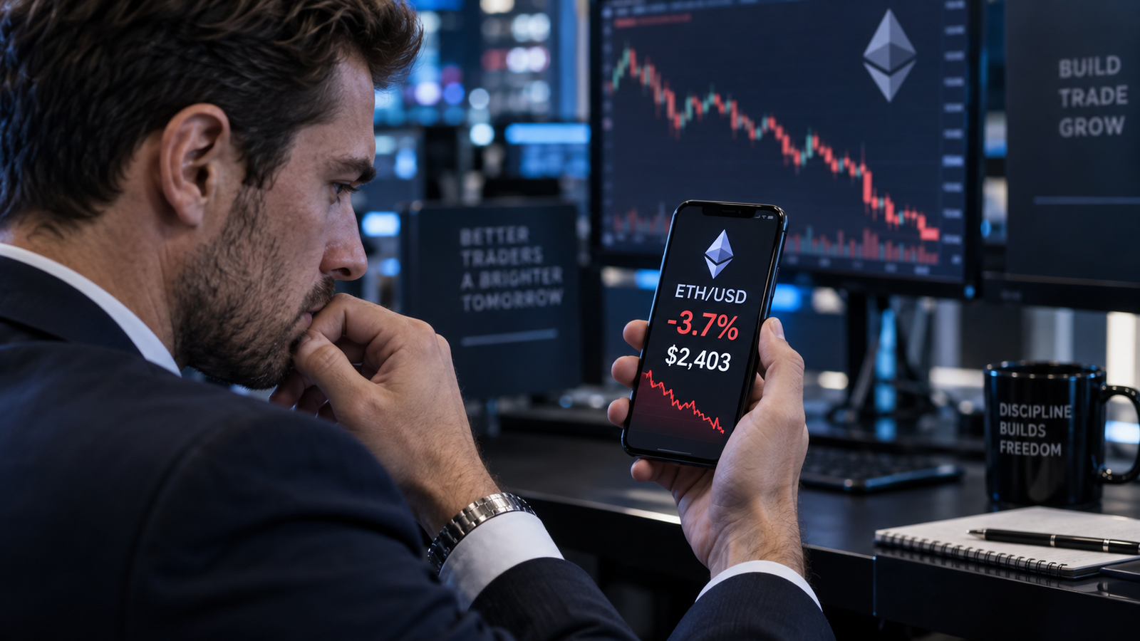Ethereum falls toward 2400, but whales are quietly buying the selloff