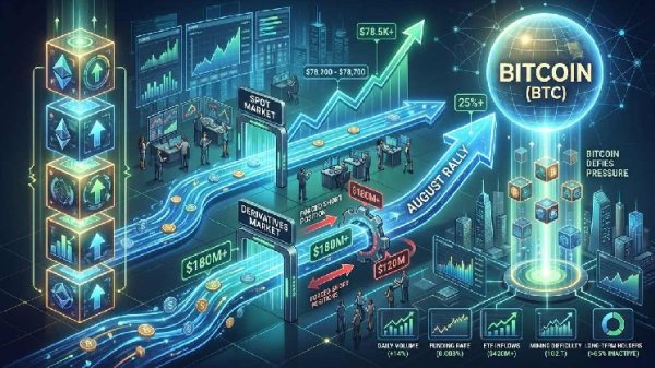 Bitcoin Defies Pressure Above $79.0K After Nearly 25% August Rally Bitcoin Defies Pressure Above $79.0K After Nearly 25% August Rally